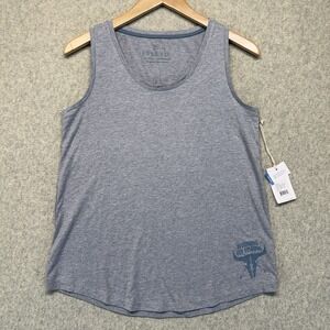 Free Fly Women's Bamboo Heritage Tank Heather Gray Sleeveless Top Size M NWT